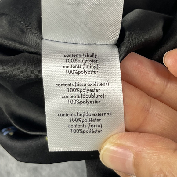 Revolve WeWoreWhat Strapless Peplum Ditsy Floral Mini Dress Women 16 Matte Satin - Picture 8 of 16